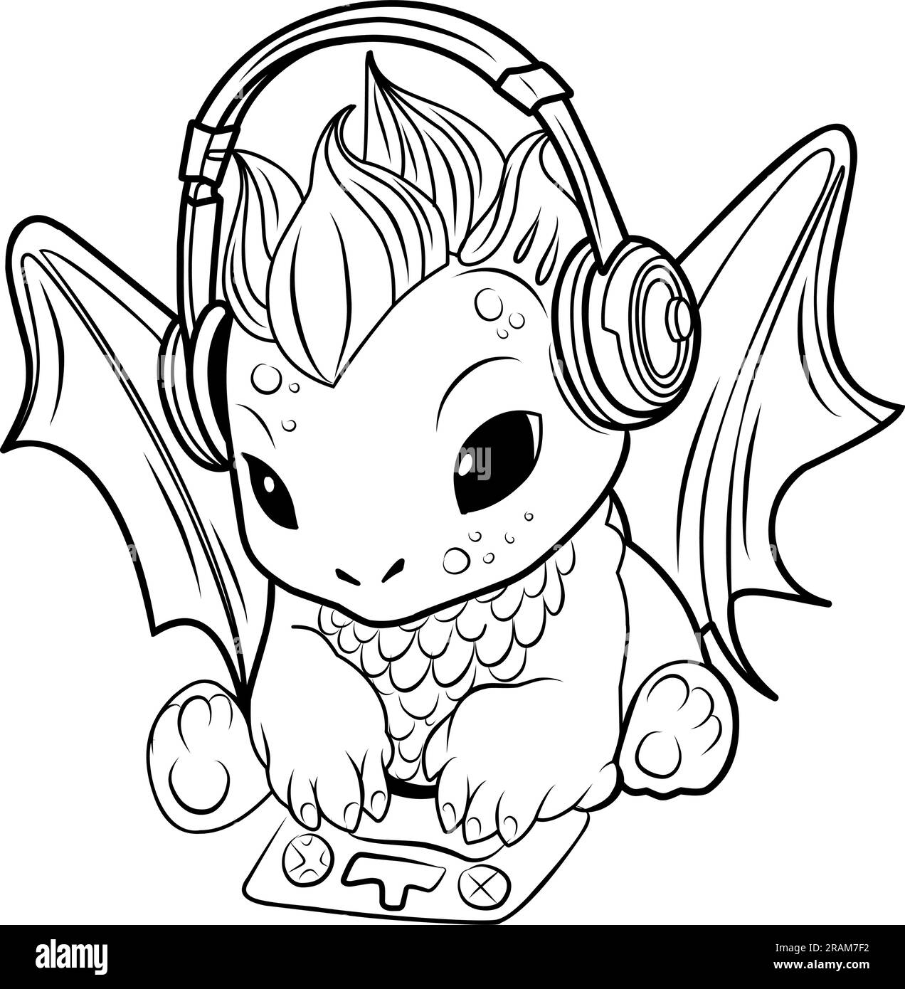 Dragon Coloring Pages Hi res Stock Photography And Images Alamy