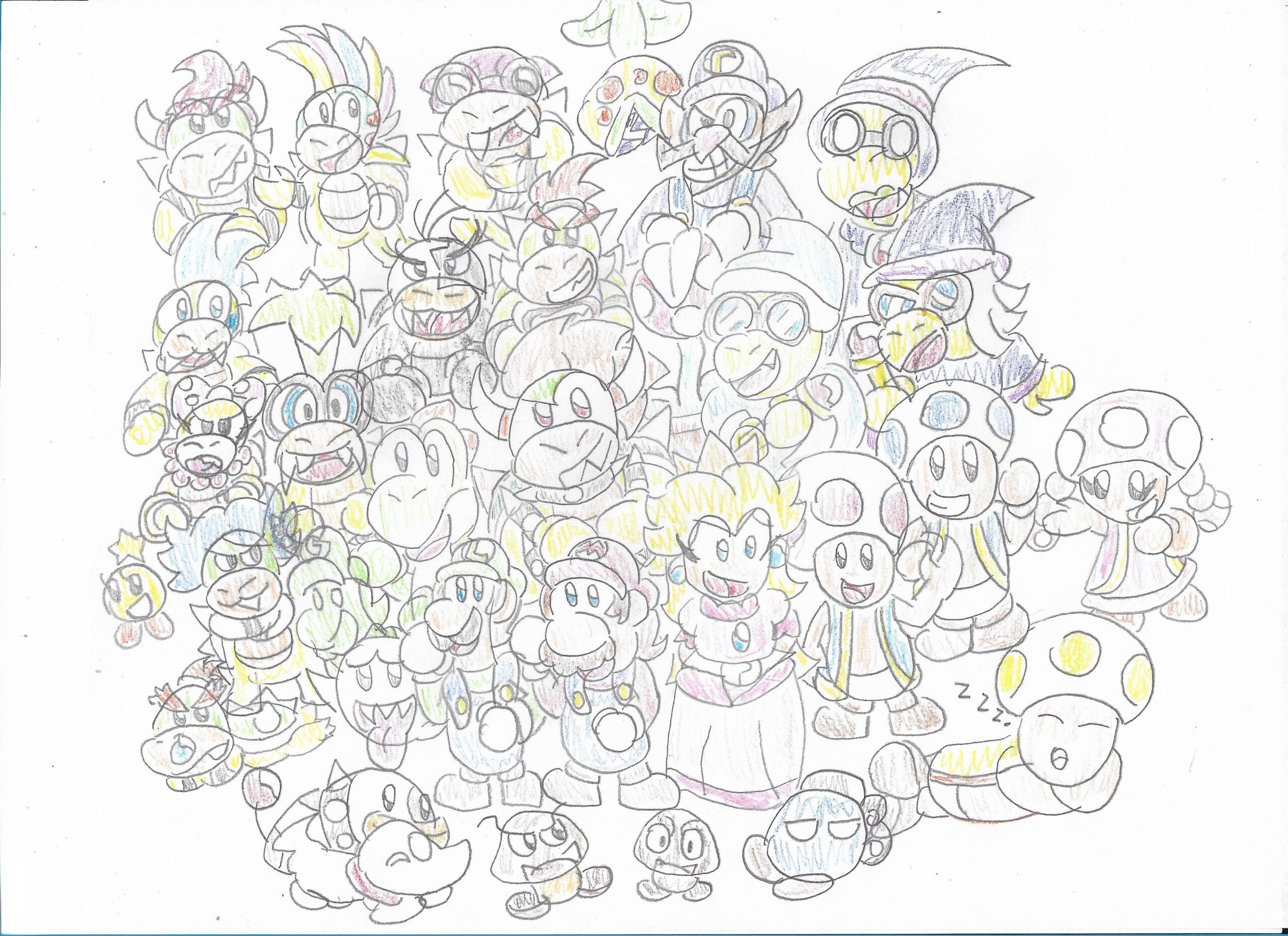 Drawing Mario Character Everyday Till A TTYD Port Or Remaster Day 33 Starlow Important Note In Desc R Mario