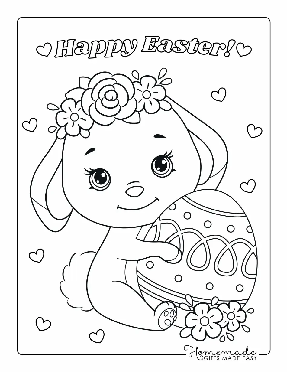 Easter Egg Coloring Pages For Kids Easter Egg Coloring Pages For Kids
