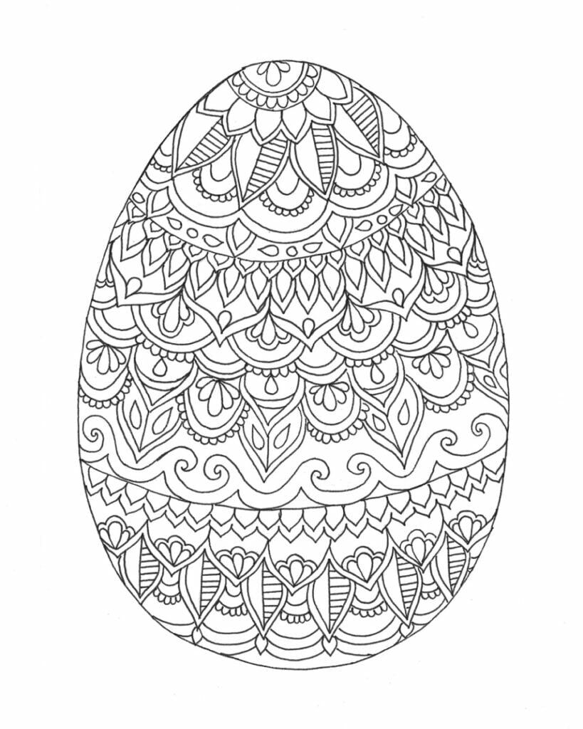 Easter Coloring Page Free Easter Coloring Page