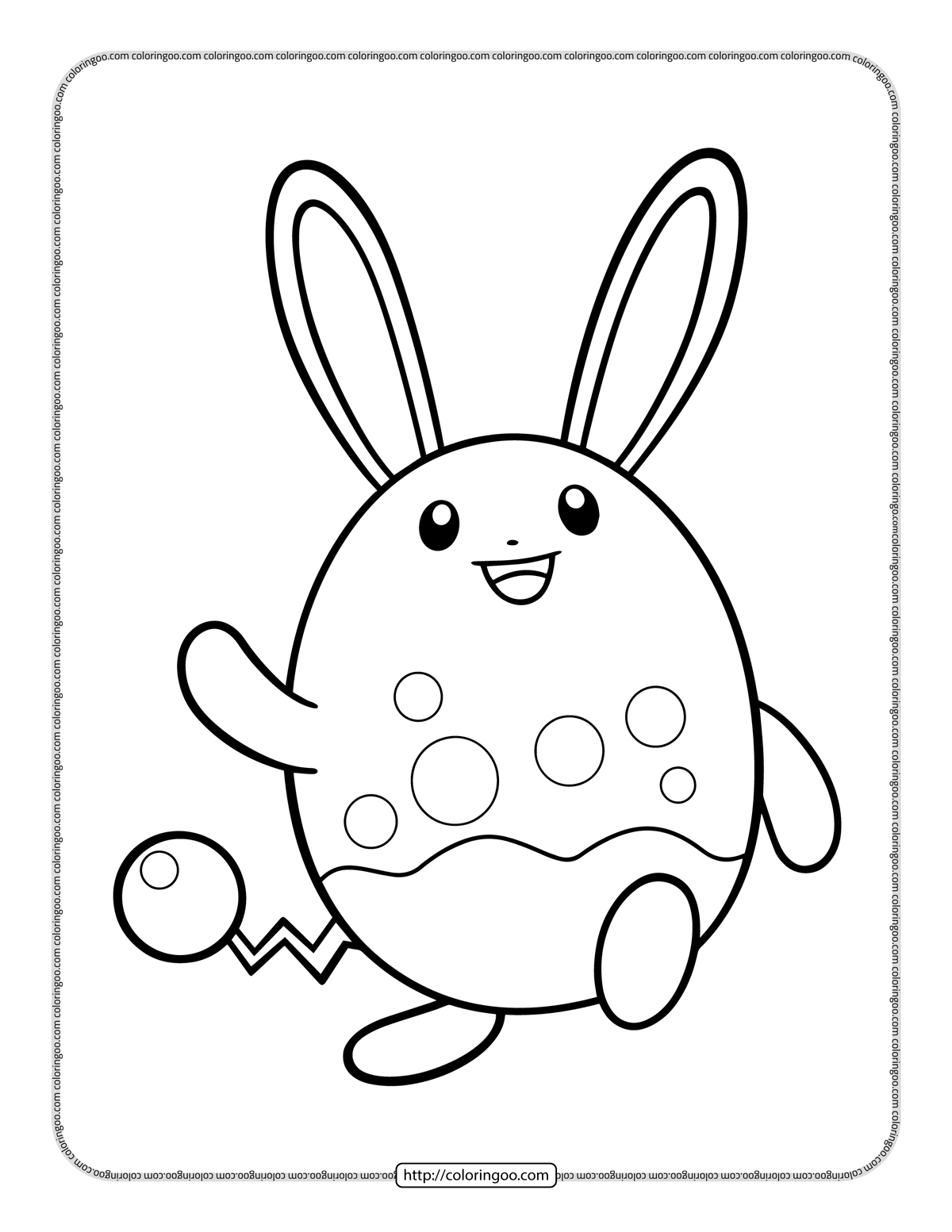 Easter Egg Pokemon Coloring Page Easter Egg Pokemon Coloring Page