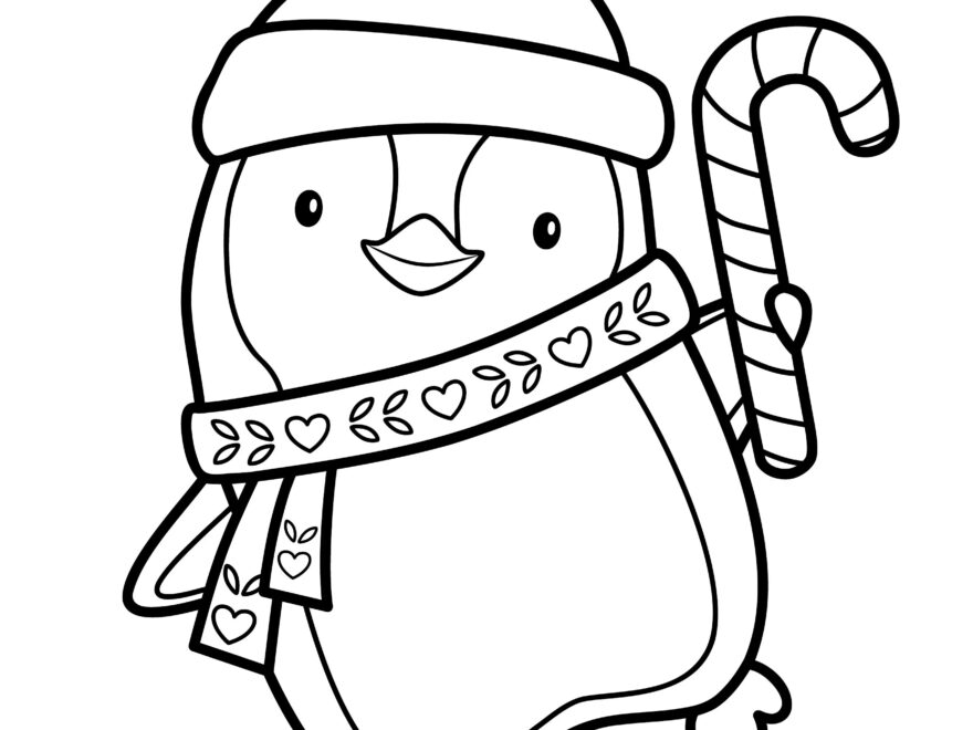 Easy Cute Christmas Coloring Book 10 page Printable For Kids Adults Festive Holiday Digital Download Santa Gingerbread Angel Etsy Norway