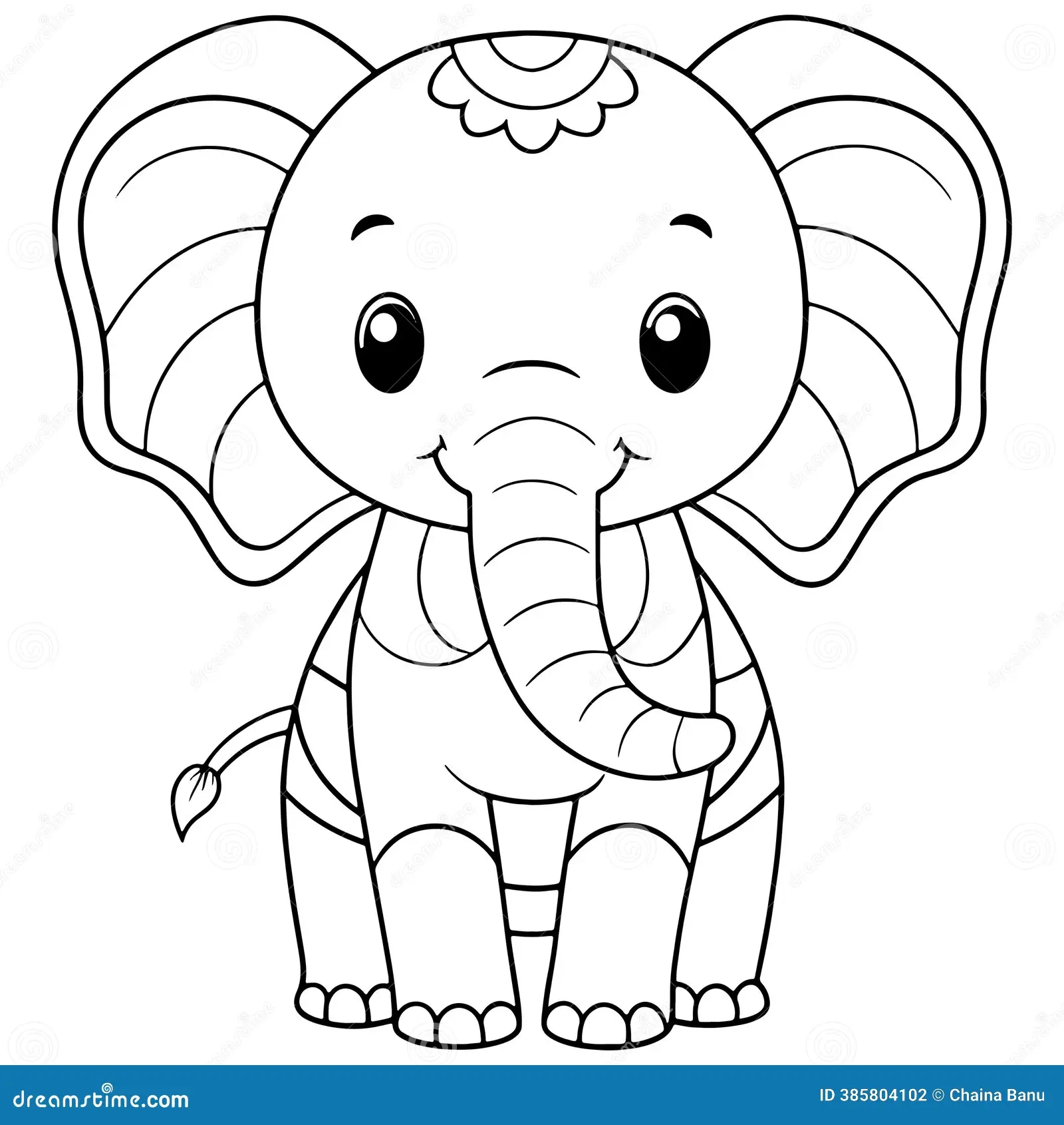 Elephant Coloring Page Stock Illustrations 3 448 Elephant Coloring Page Stock Illustrations Vectors Clipart Dreamstime