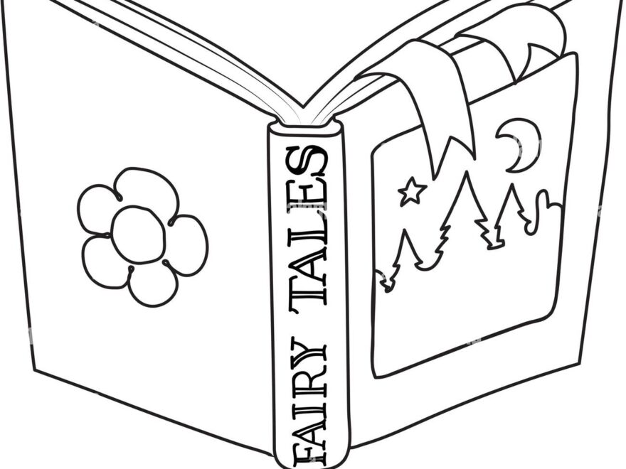 Fairy Tale Book Title Page Stock Vector Images Alamy