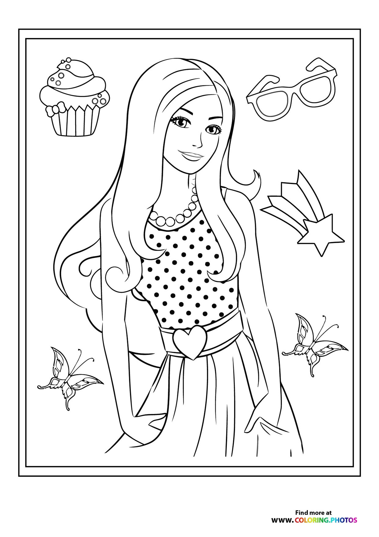 Coloring Pages For Girls Easy