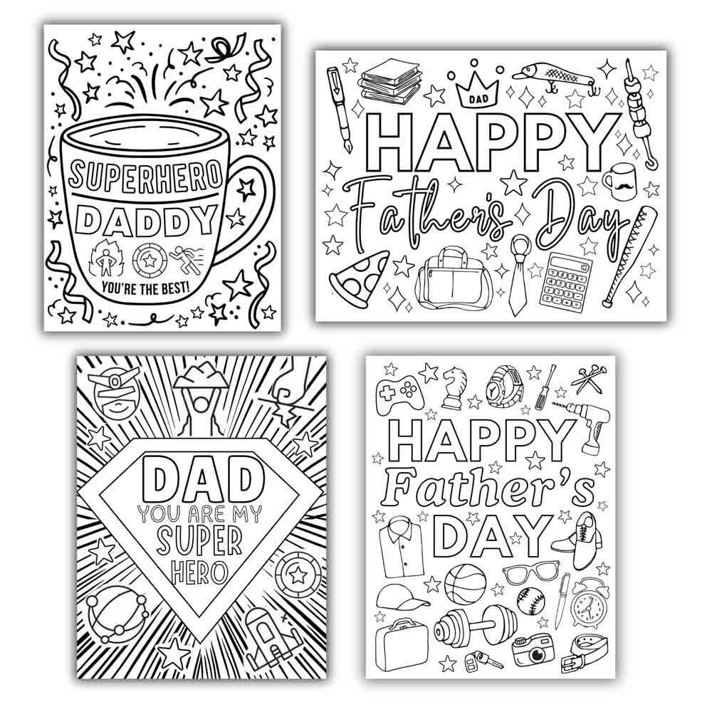 Happy Father's Day Images Coloring Pages