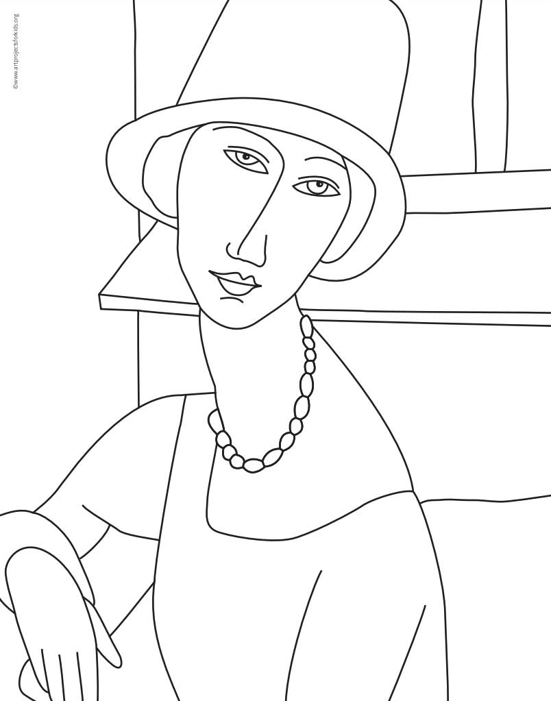 Fine Art Coloring Pages Archives Art Projects For Kids