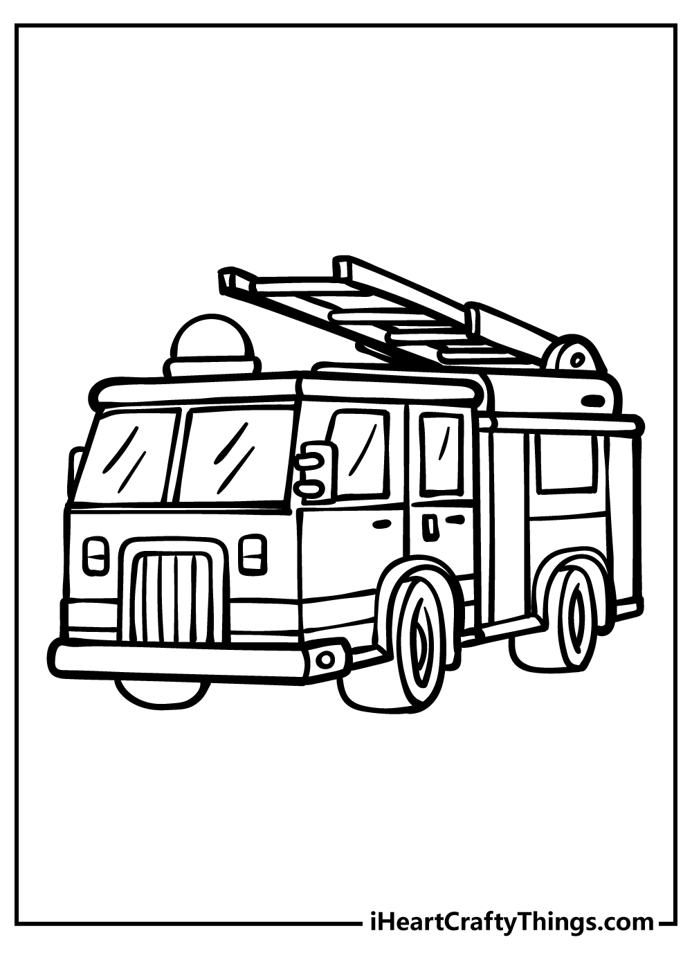 Fire Truck Coloring Pages 100 Free Printables 