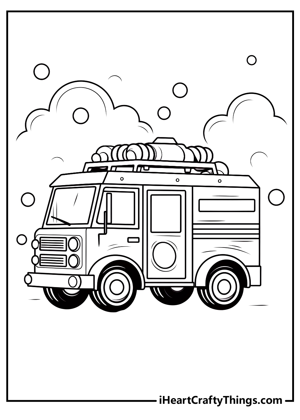 Fire Truck Coloring Pages 100 Free Printables 