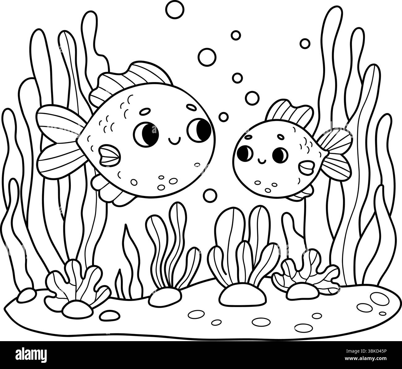 Baby Fish Coloring Pages