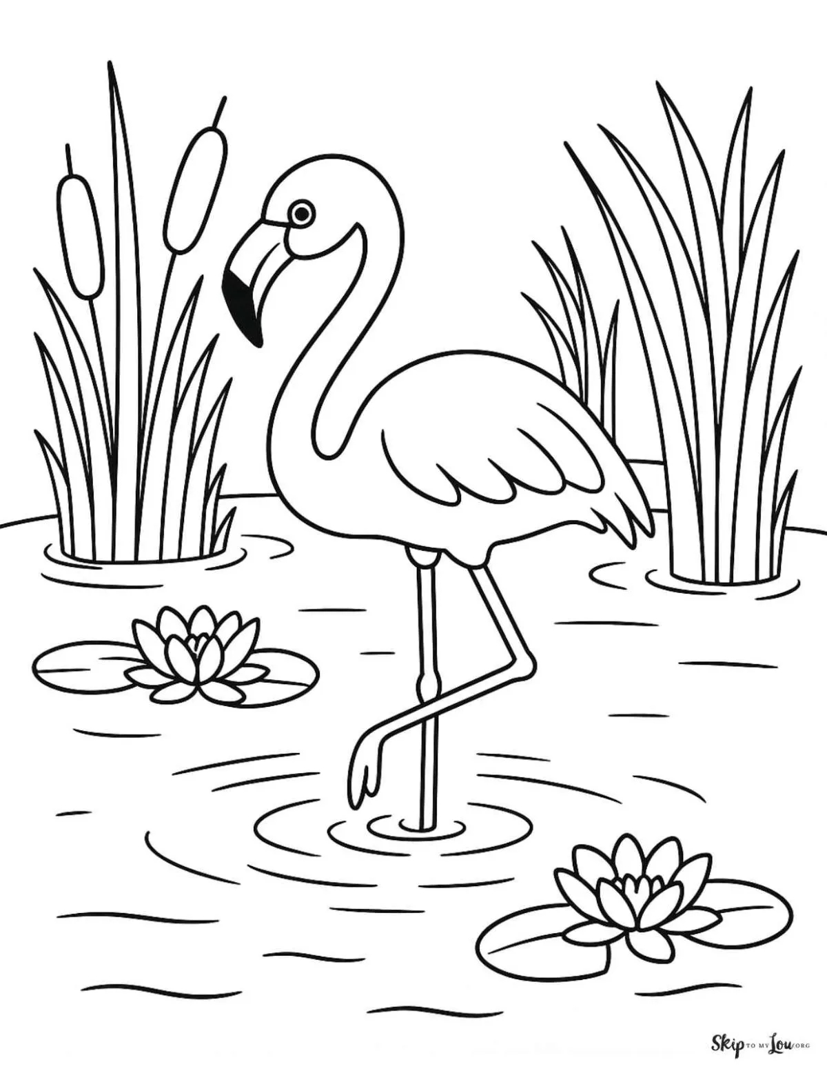 Flamingo Coloring Pages Skip To My Lou Flamingo Coloring Pages Skip To My Lou