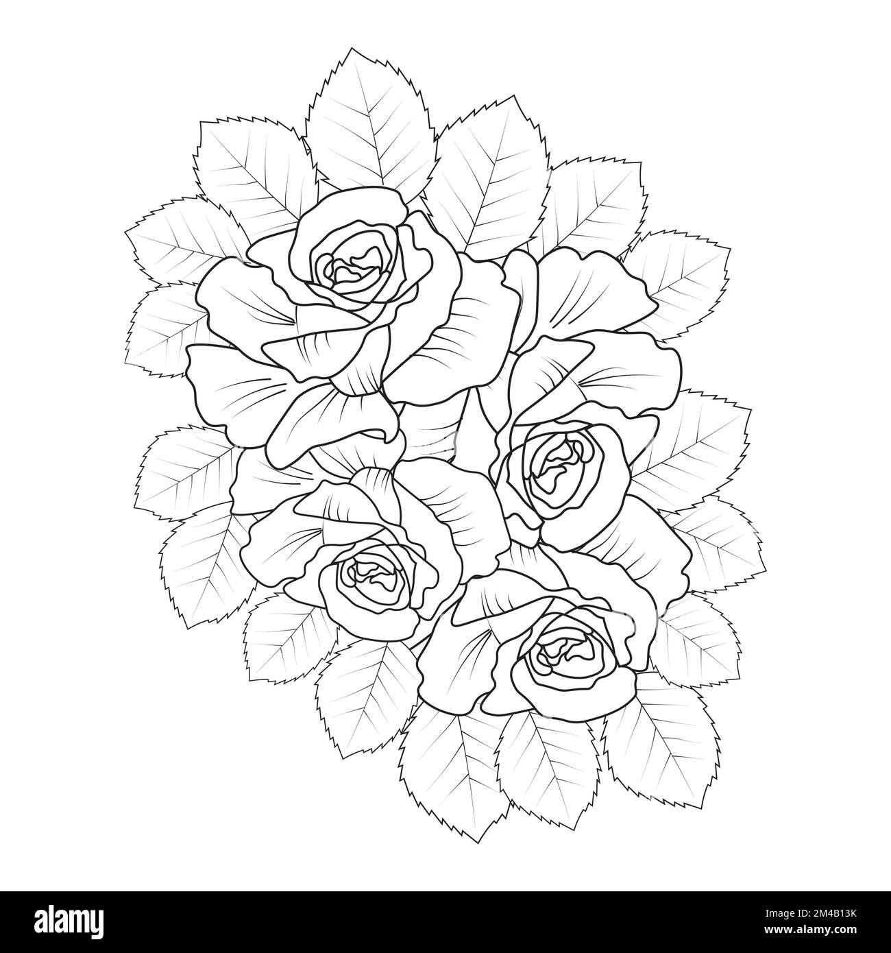 Adult Coloring Pages Wild Flowers
