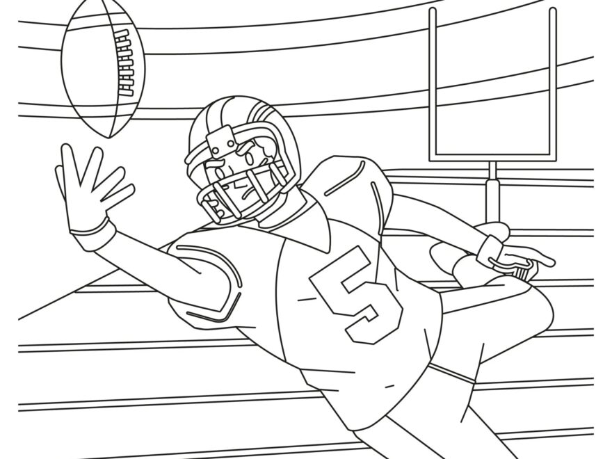 Football Coloring Pages NFL Printables To Download Skip To My Lou