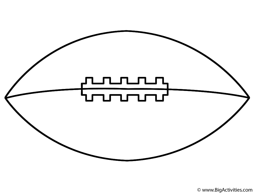 Printer Football Coloring Pages