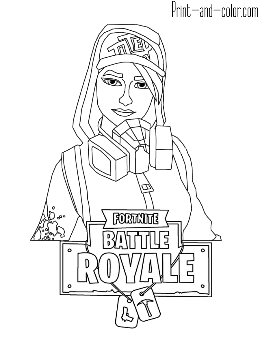Fortnite Coloring Pages Print And Color
