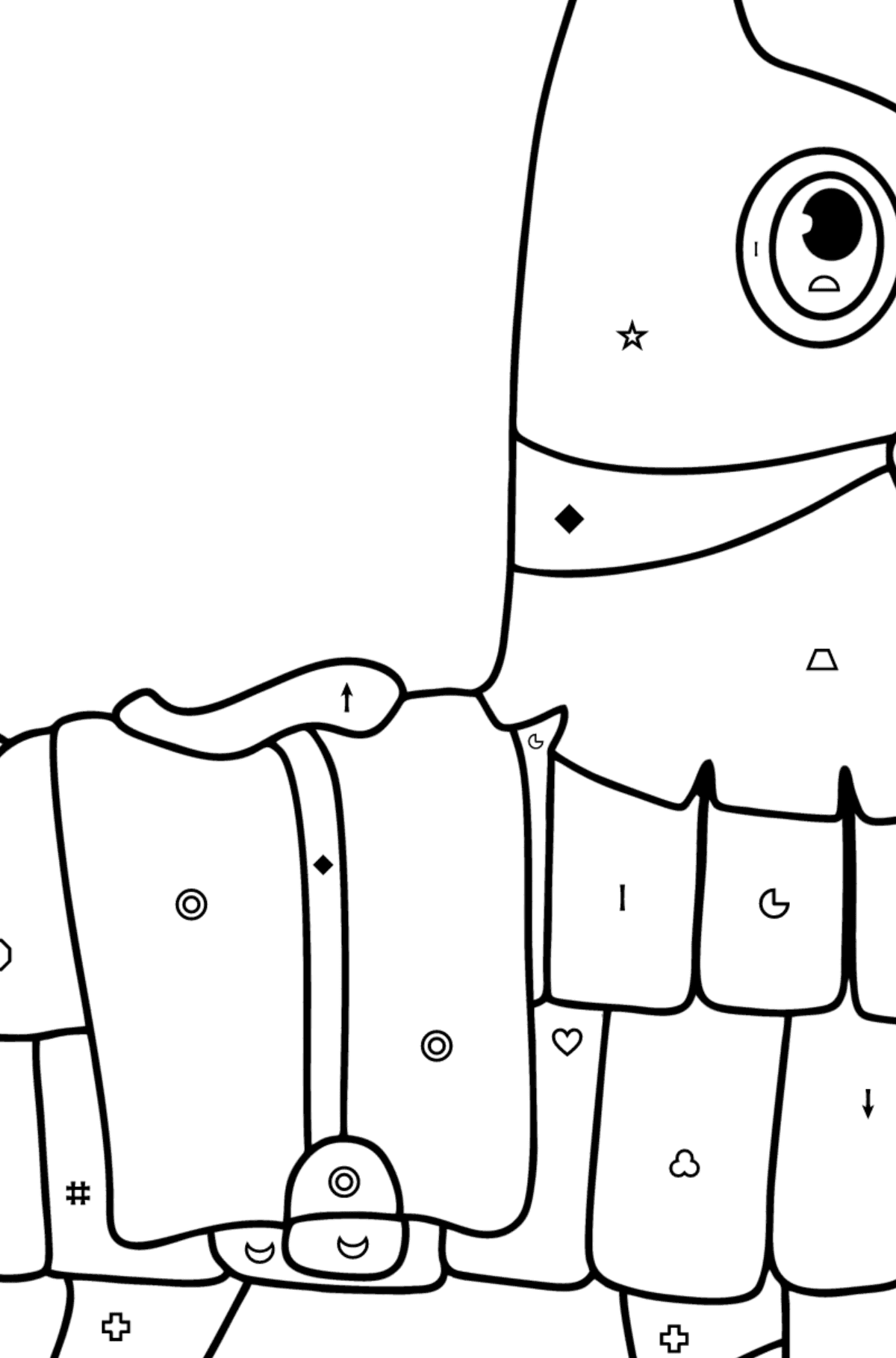 Fortnite Llama Coloring Page Online And Print For Free 