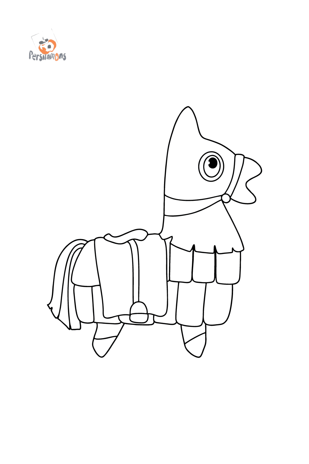 Fortnite Llama Coloring Page Online And Print For Free 