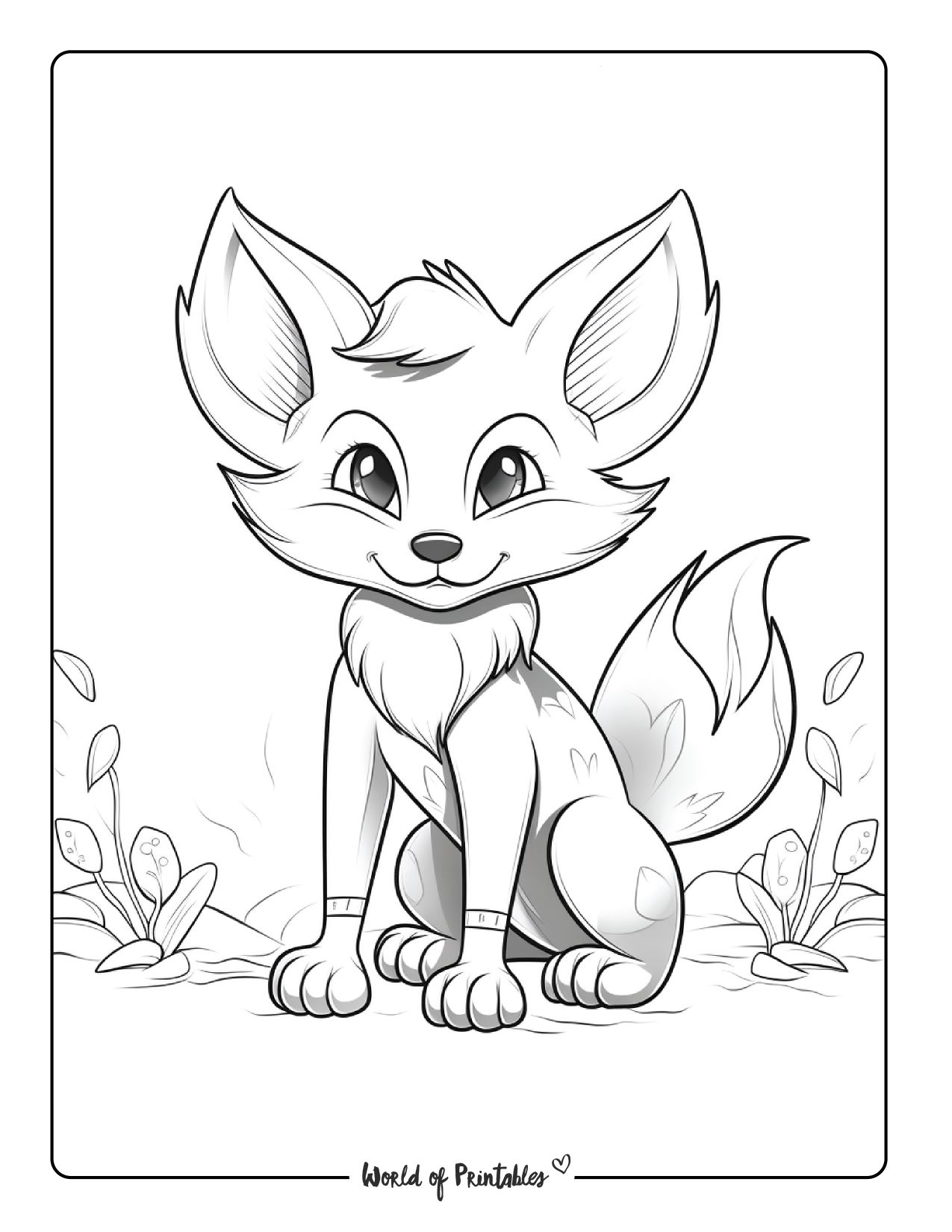 Fox Coloring Pages To Print