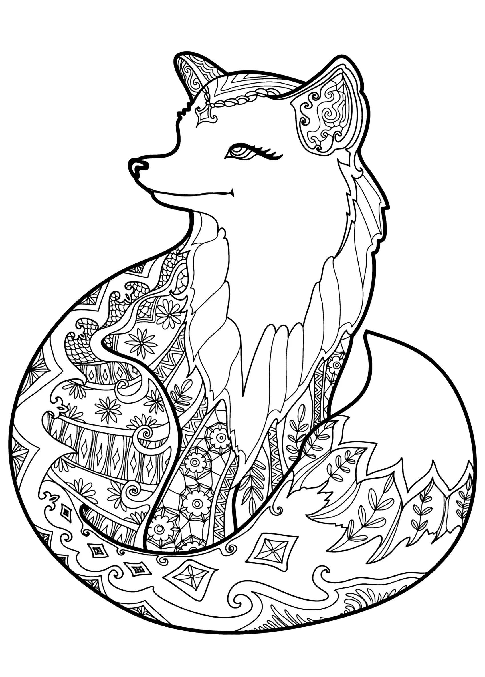 Easter Coloring Pages Printable Free With A Fox