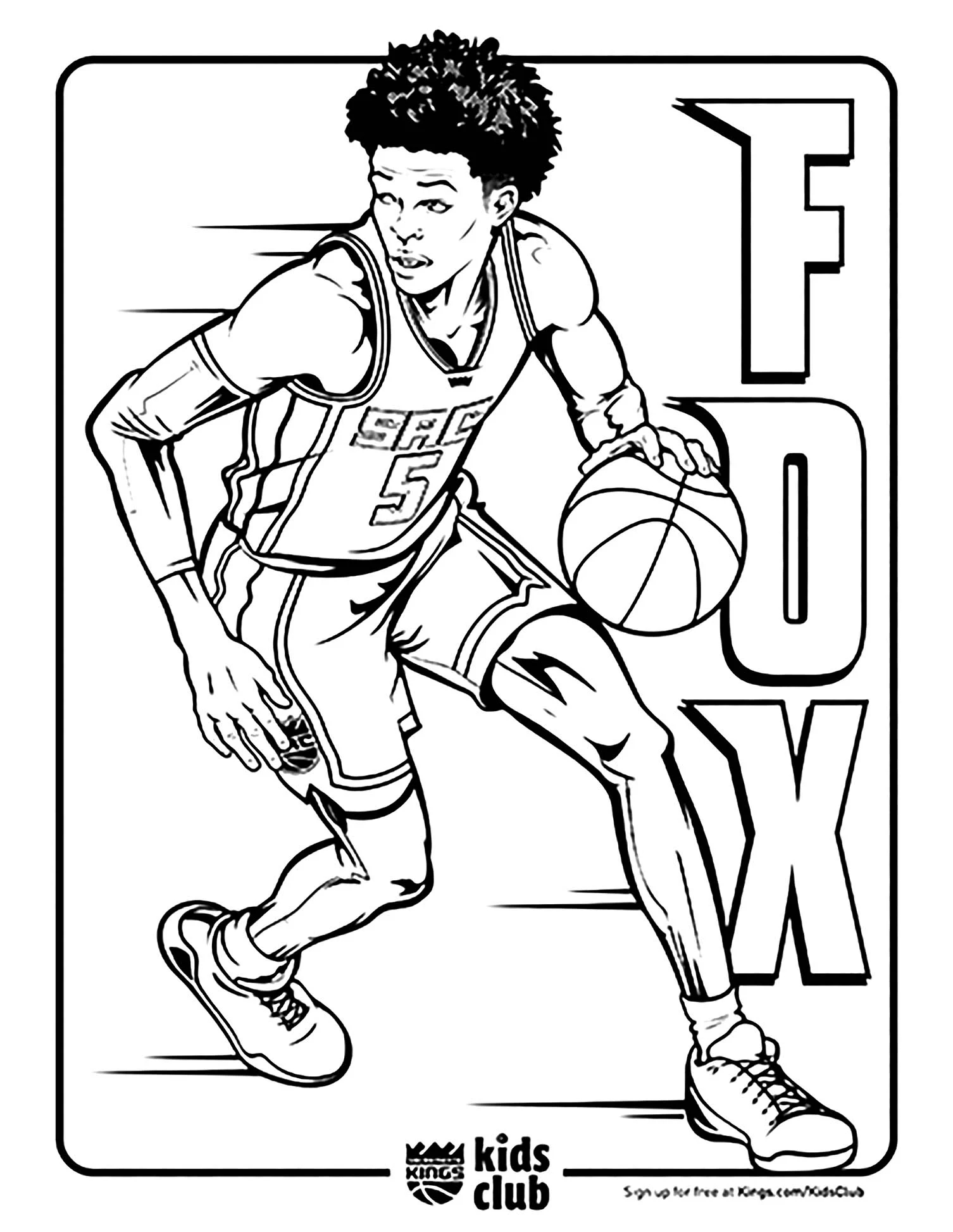Nba Basketball Player Coloring Pages