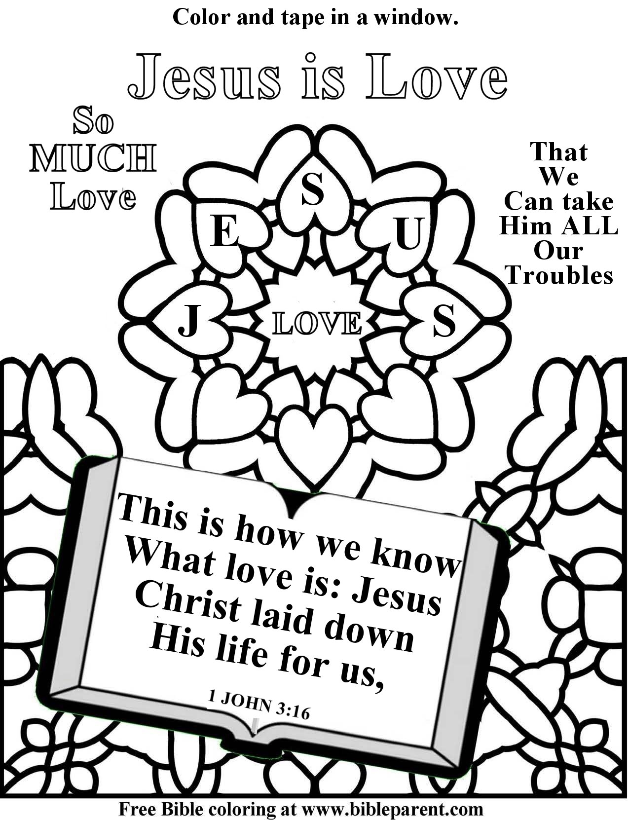 Free Bible Coloring Pages For Vbs And After School 