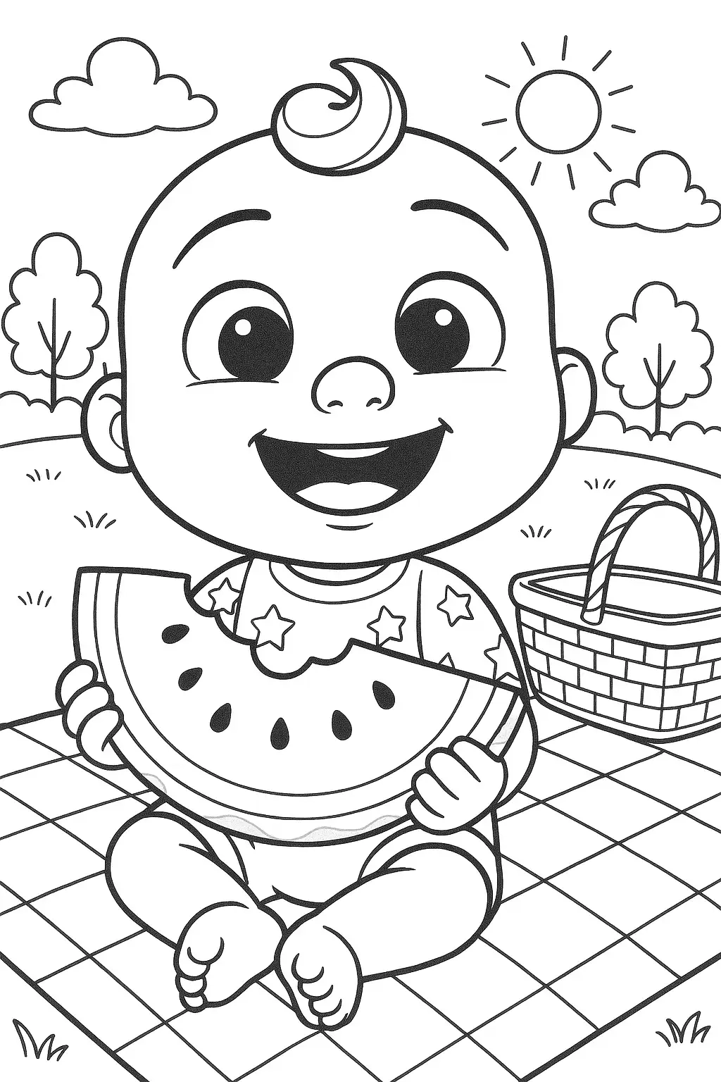 Free CoComelon Coloring Pages Generator 12 CoComelon Coloring Pages To Download