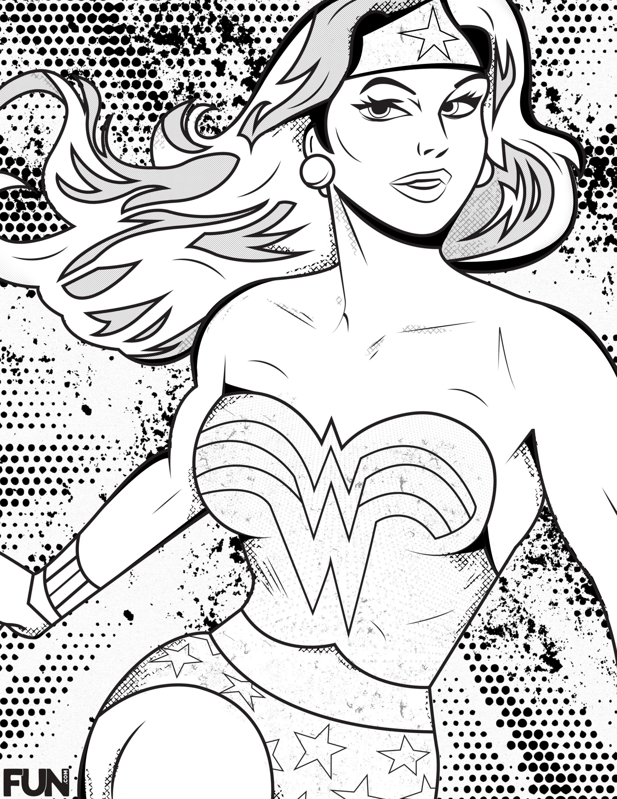 Free DC Comics Coloring Pages Printables FUN Blog