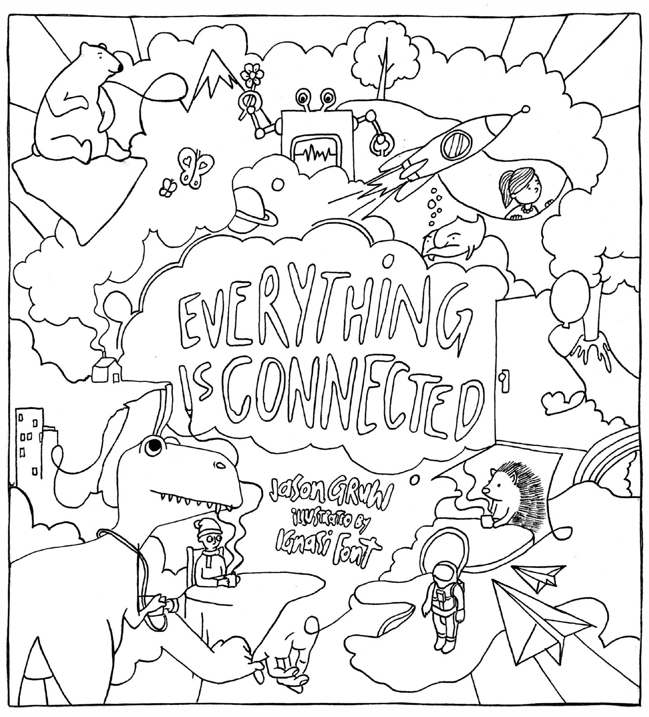 Free Download Coloring Pages From Everything Is Connected Middle Way Education