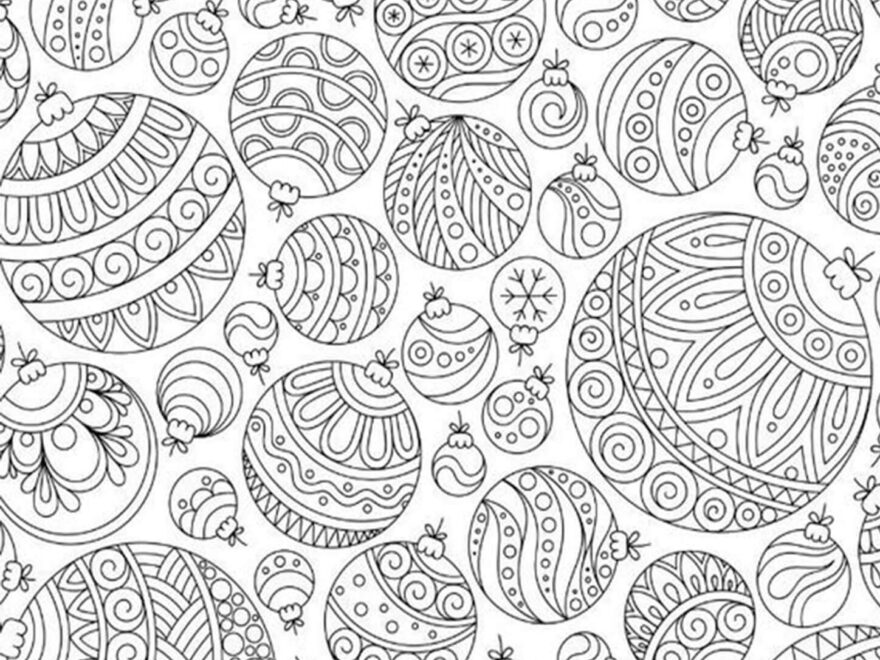 Free Easy To Print Adult Christmas Coloring Pages Tulamama