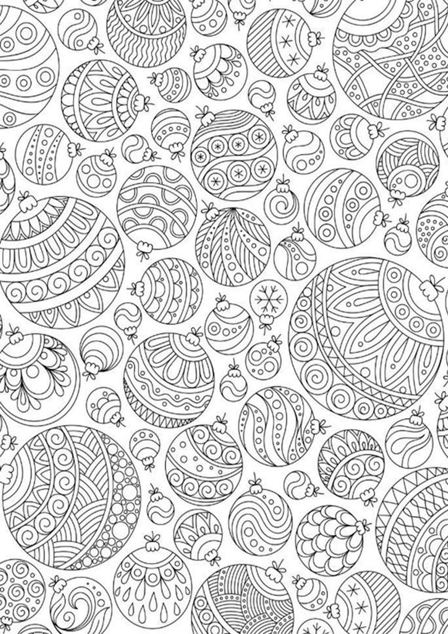 Free Easy To Print Adult Christmas Coloring Pages Tulamama