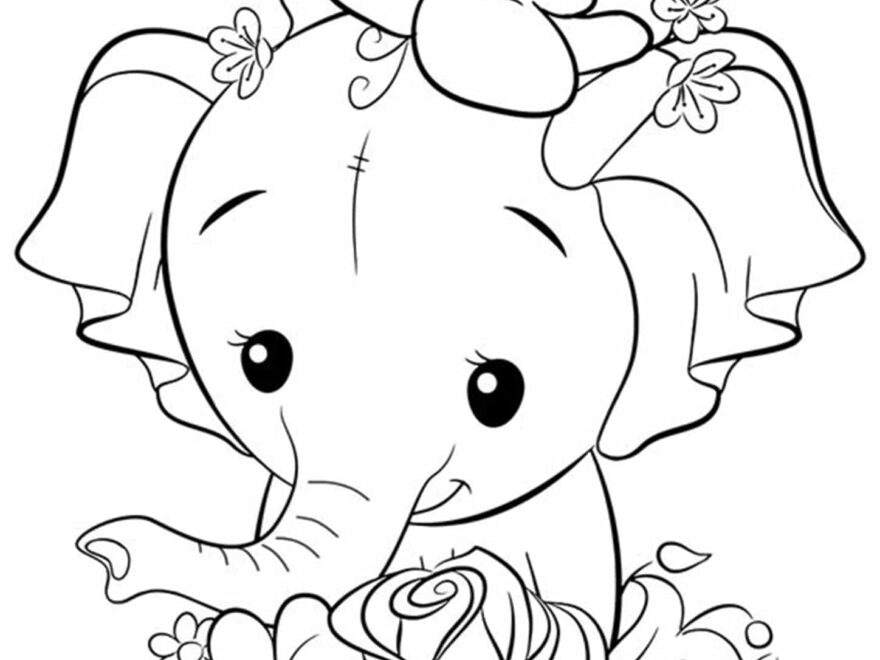 Free Easy To Print Elephant Coloring Pages Tulamama