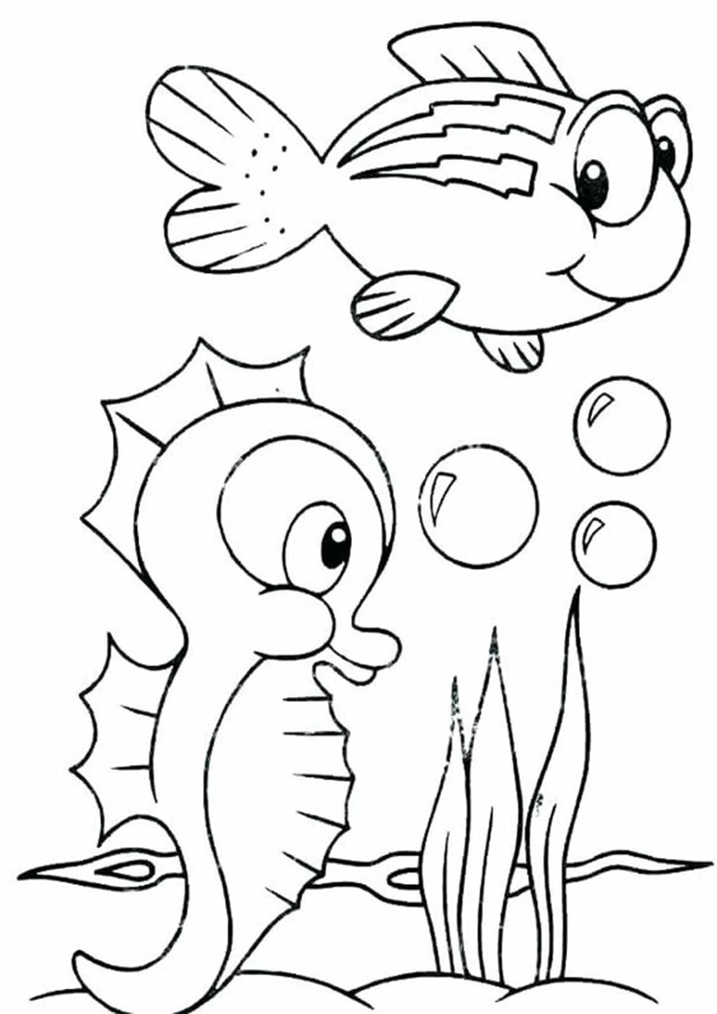 Free Easy To Print Fish Coloring Pages Tulamama