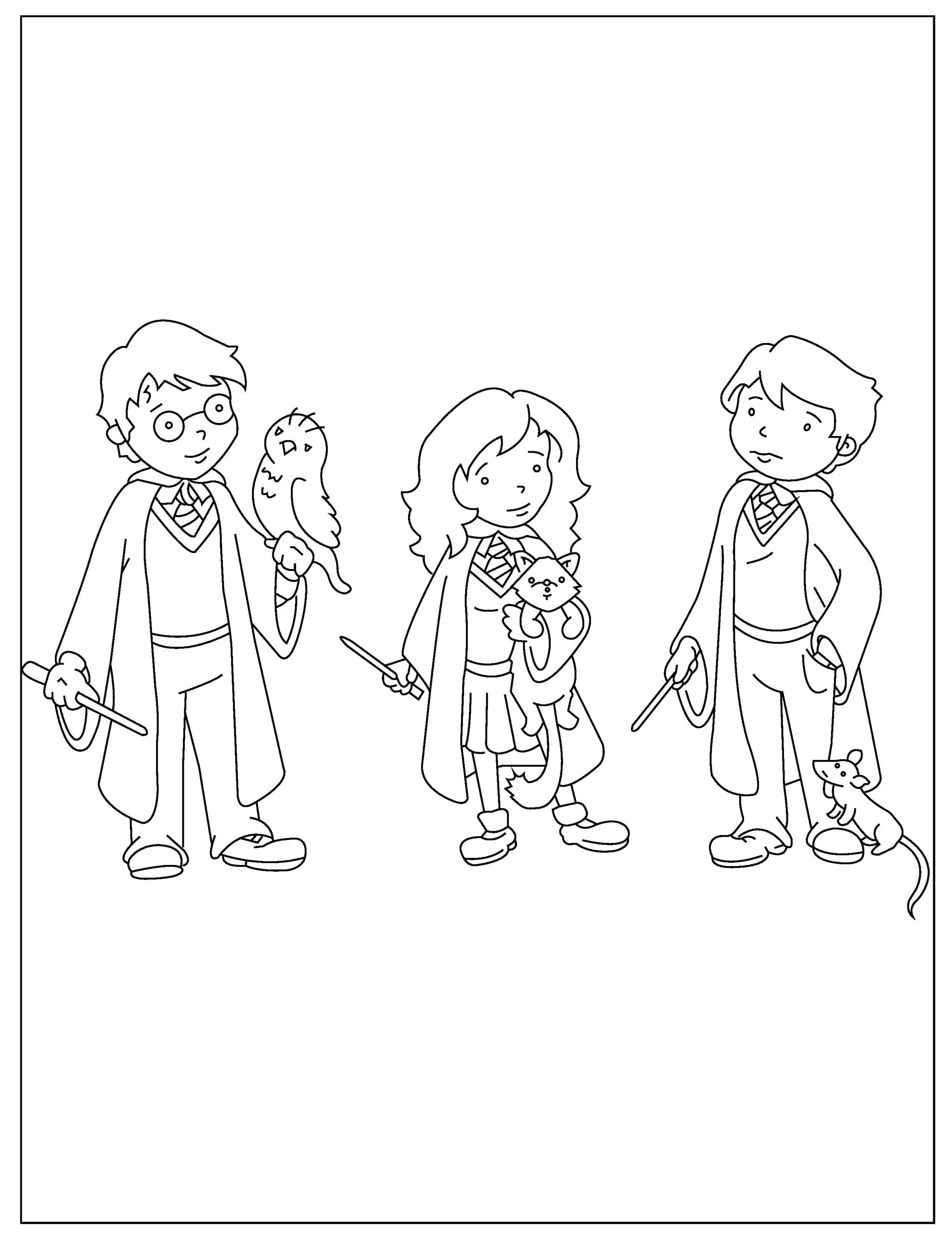 Harry Potter 2 Coloring Pages