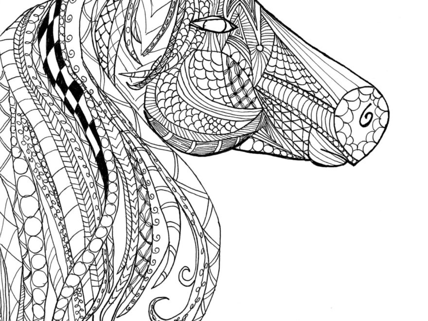Free Horse Coloring Pages For Adults Kids COWGIRL Magazine