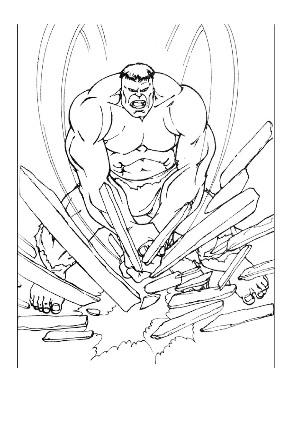 Free Hulk Drawing To Print And Color Hulk Coloring Pages