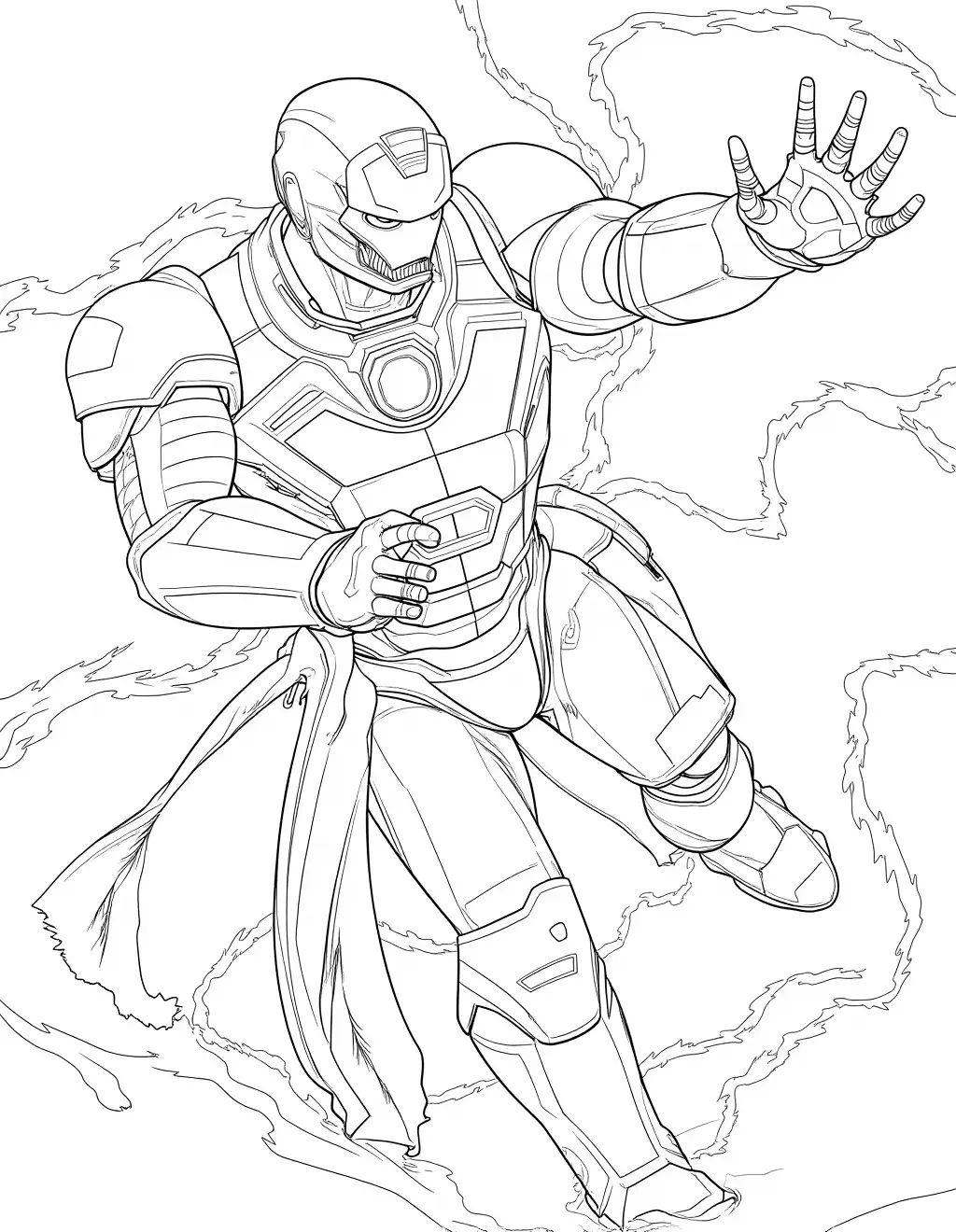 Iron Spider Avengers Endgame Coloring Pages