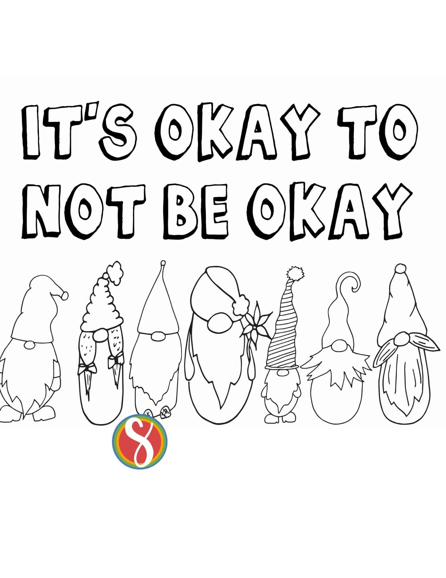 Mental Health Coloring Pages For Adolescents