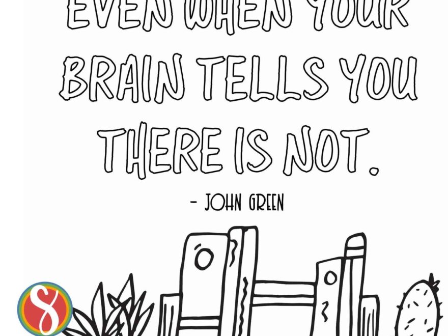 Free Mental Health Coloring Pages Stevie Doodles