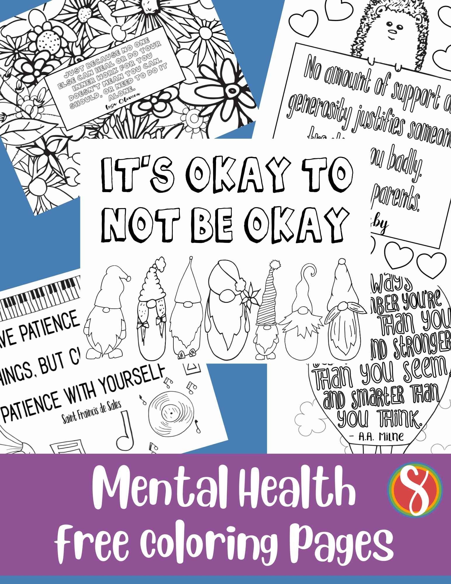 Kids Mental Health Coloring Pages