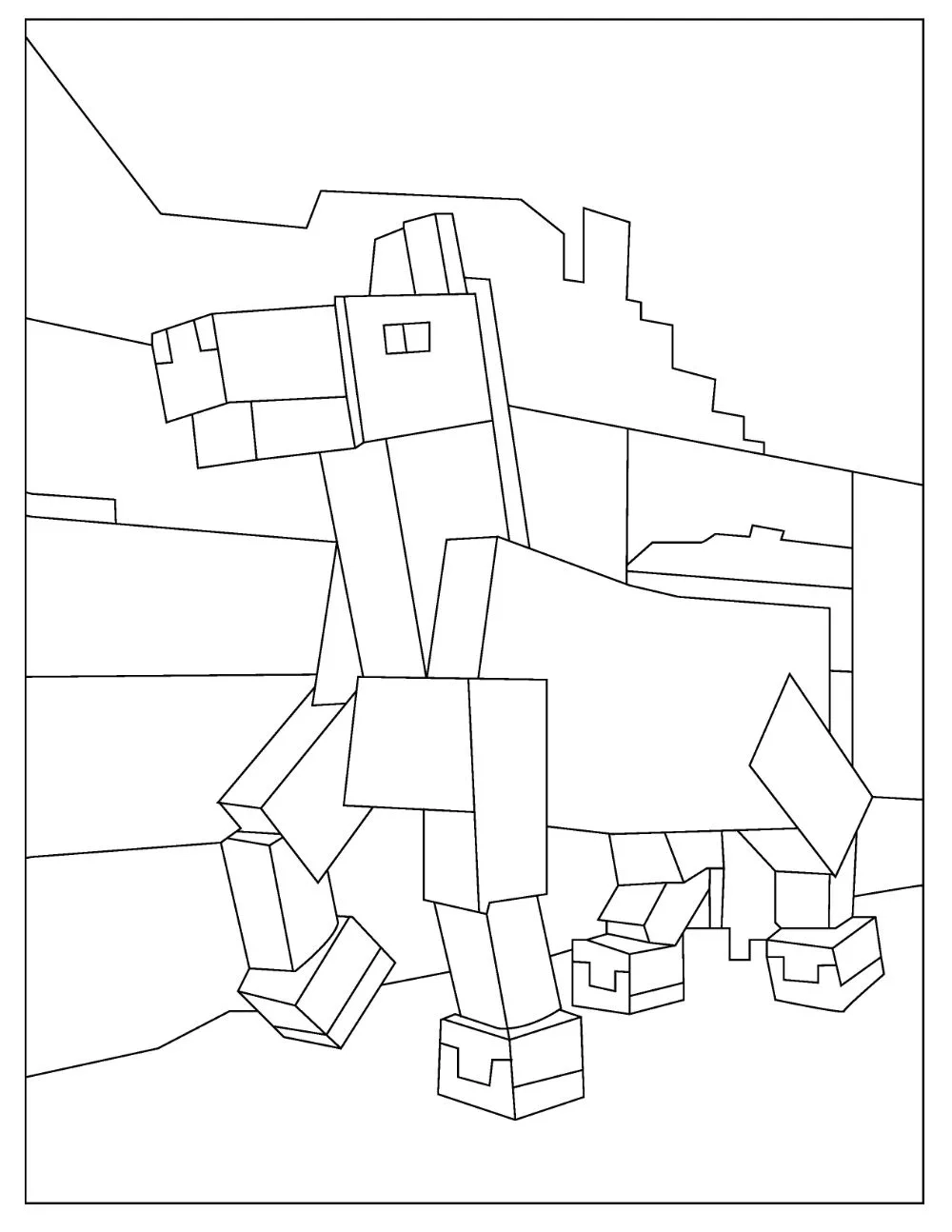 Free Minecraft Coloring Pages For Download Printable PDF 