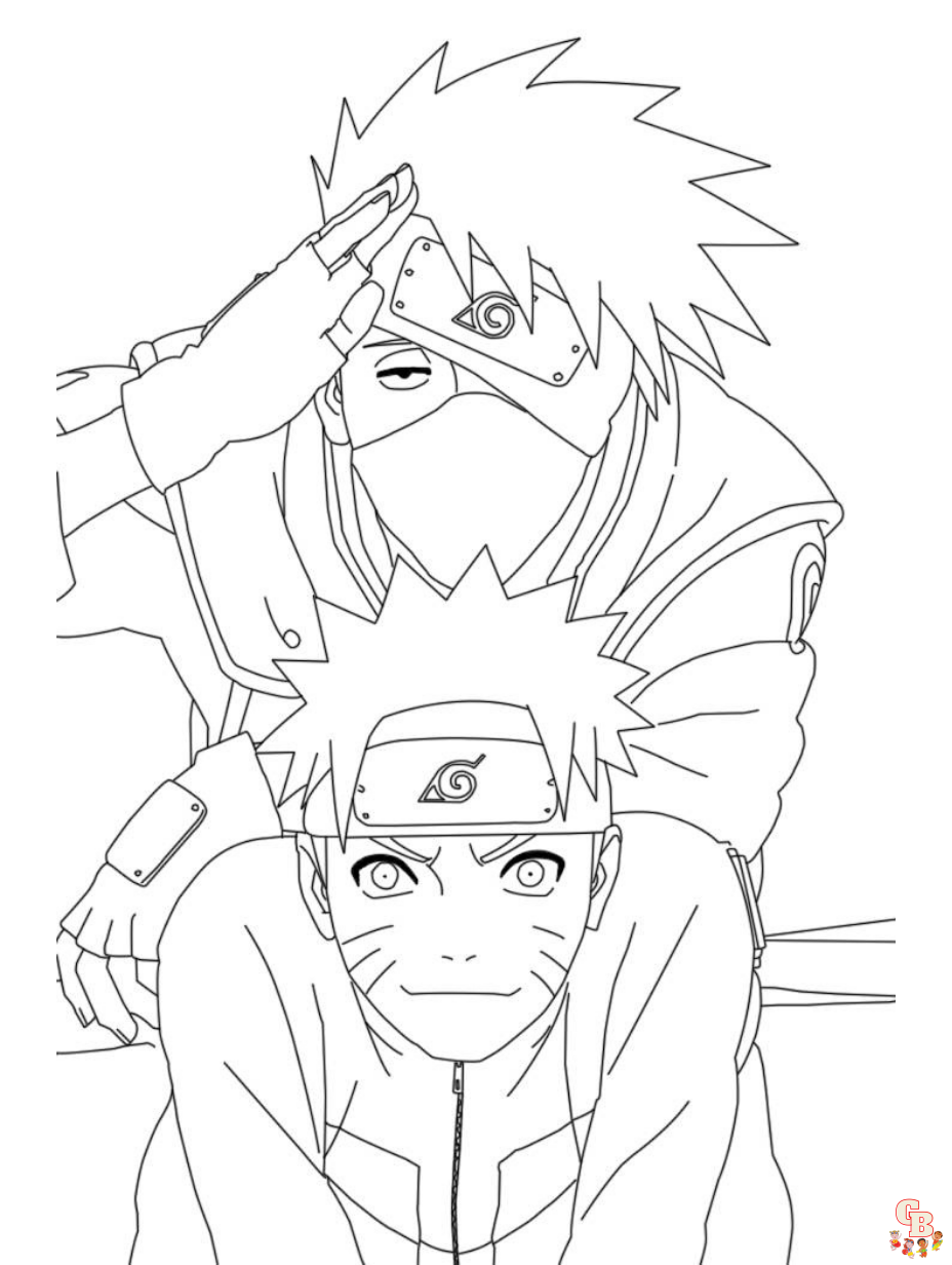 Free Naruto Coloring Pages For Kids And Adults GBcoloring