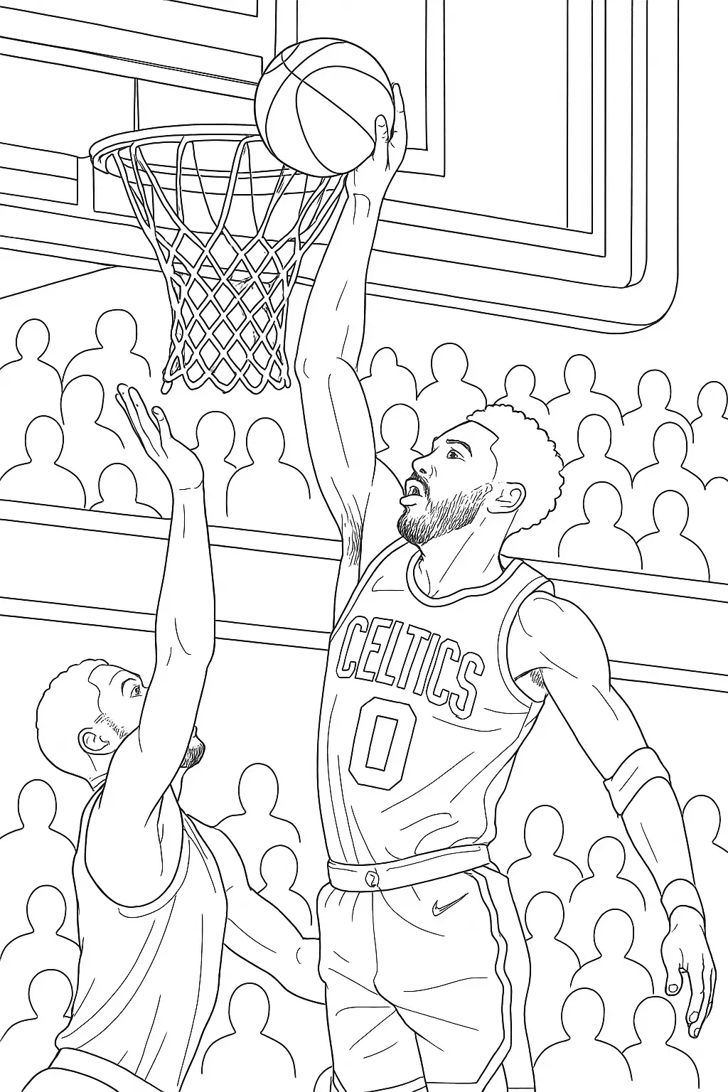 Free NBA Coloring Pages Generator 14 NBA Coloring Pages To Download