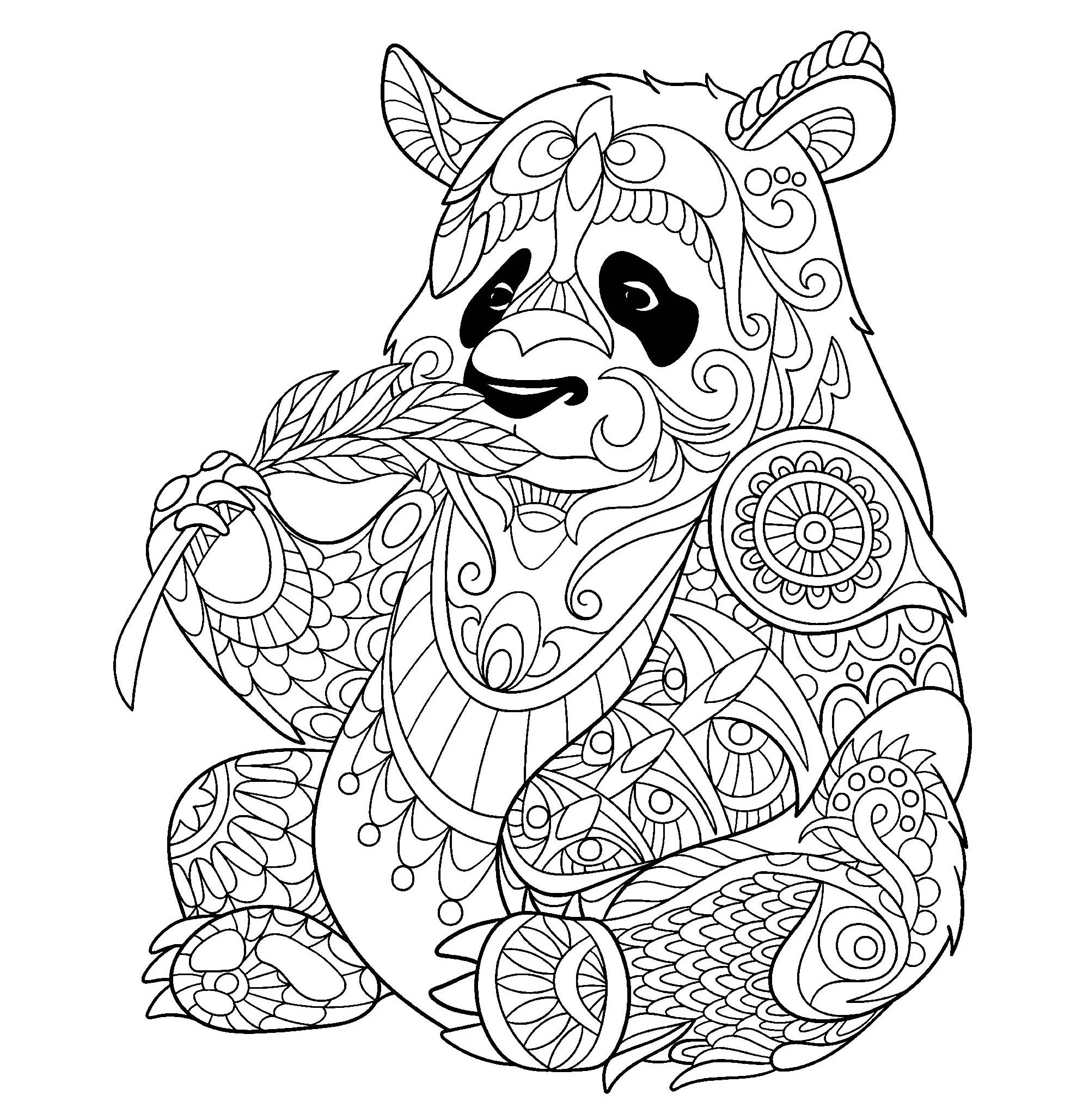 Free Panda Coloring Page To Print Panda Coloring Pages