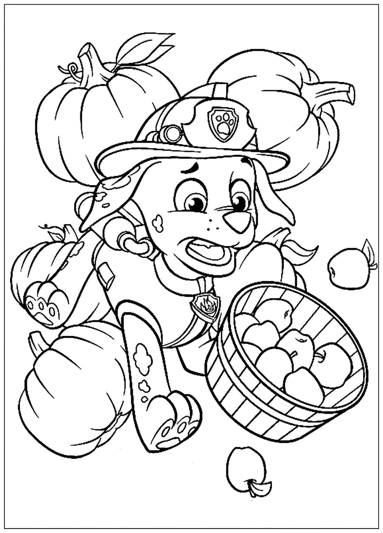 Free Patrol Coloring Page To Color Paw Patrol Coloring Pages