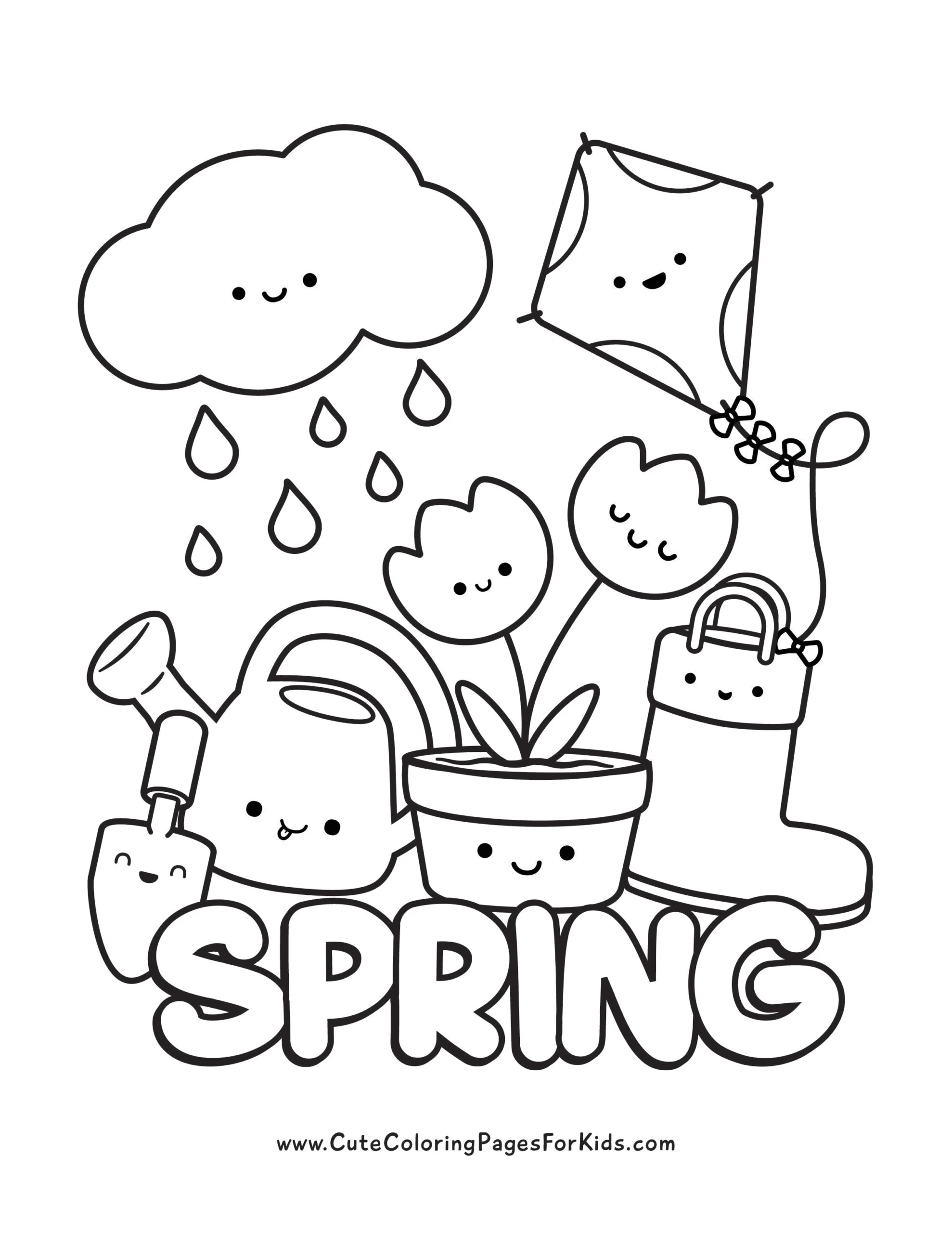 Free Printable Coloring Pages For Kids Cute Easy Designs Cute Coloring Pages For Kids