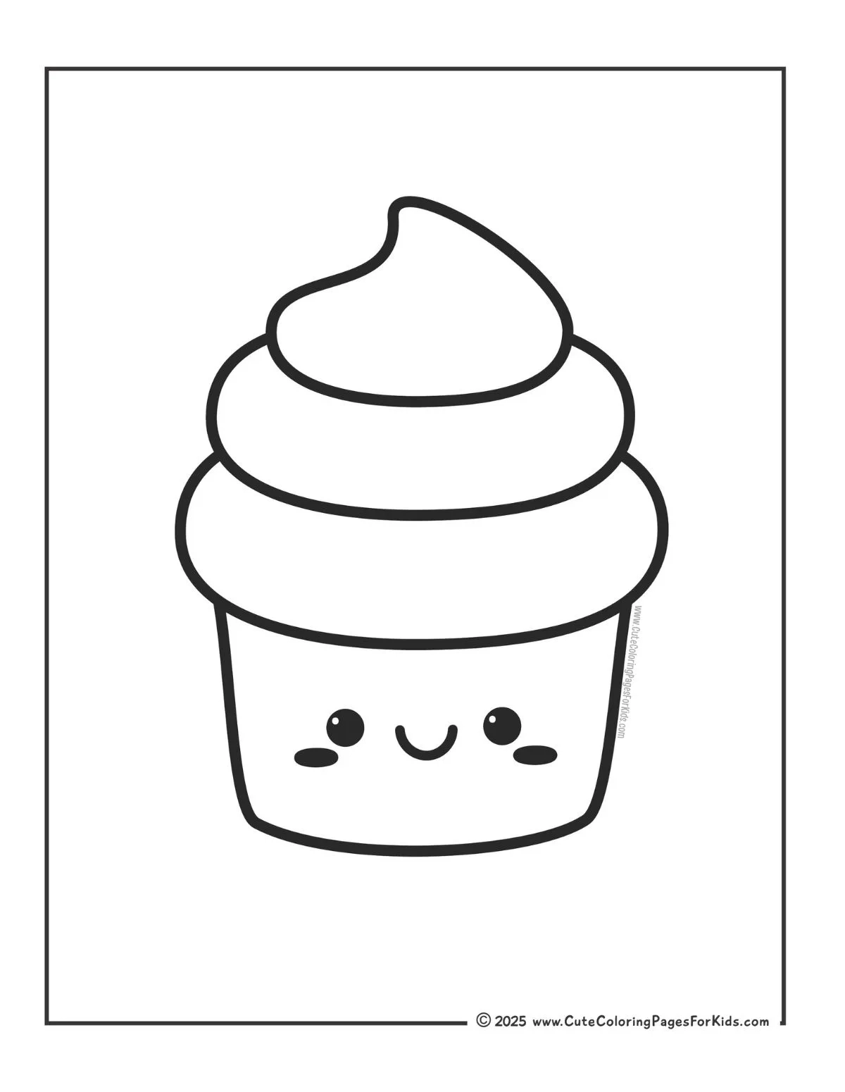 Free Printable Cupcake Coloring Pages Cute Coloring Pages For Kids Free Printable Cupcake Coloring Pages Cute Coloring Pages For Kids