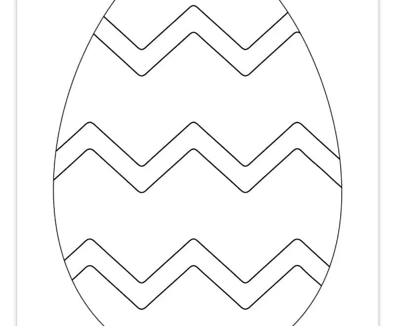 Free Printable Easter Egg Coloring Pages Easter Egg Template