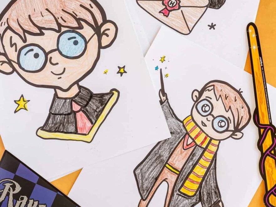 Free Printable Harry Potter Coloring Pages For Kids Play Party Plan