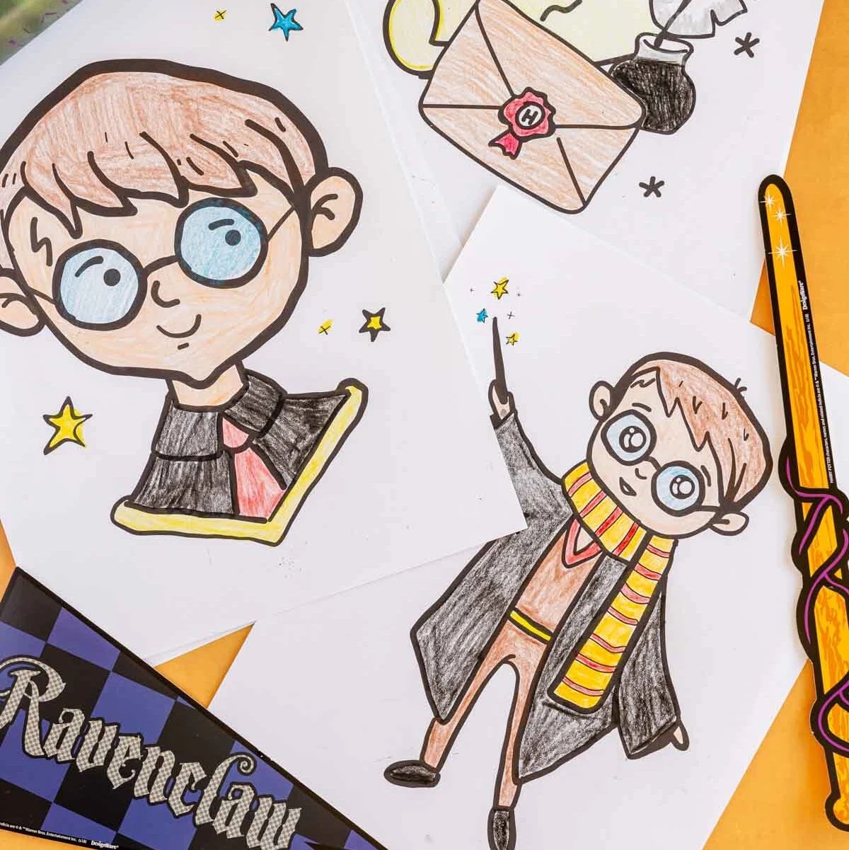 Free Printable Harry Potter Coloring Pages For Kids Play Party Plan