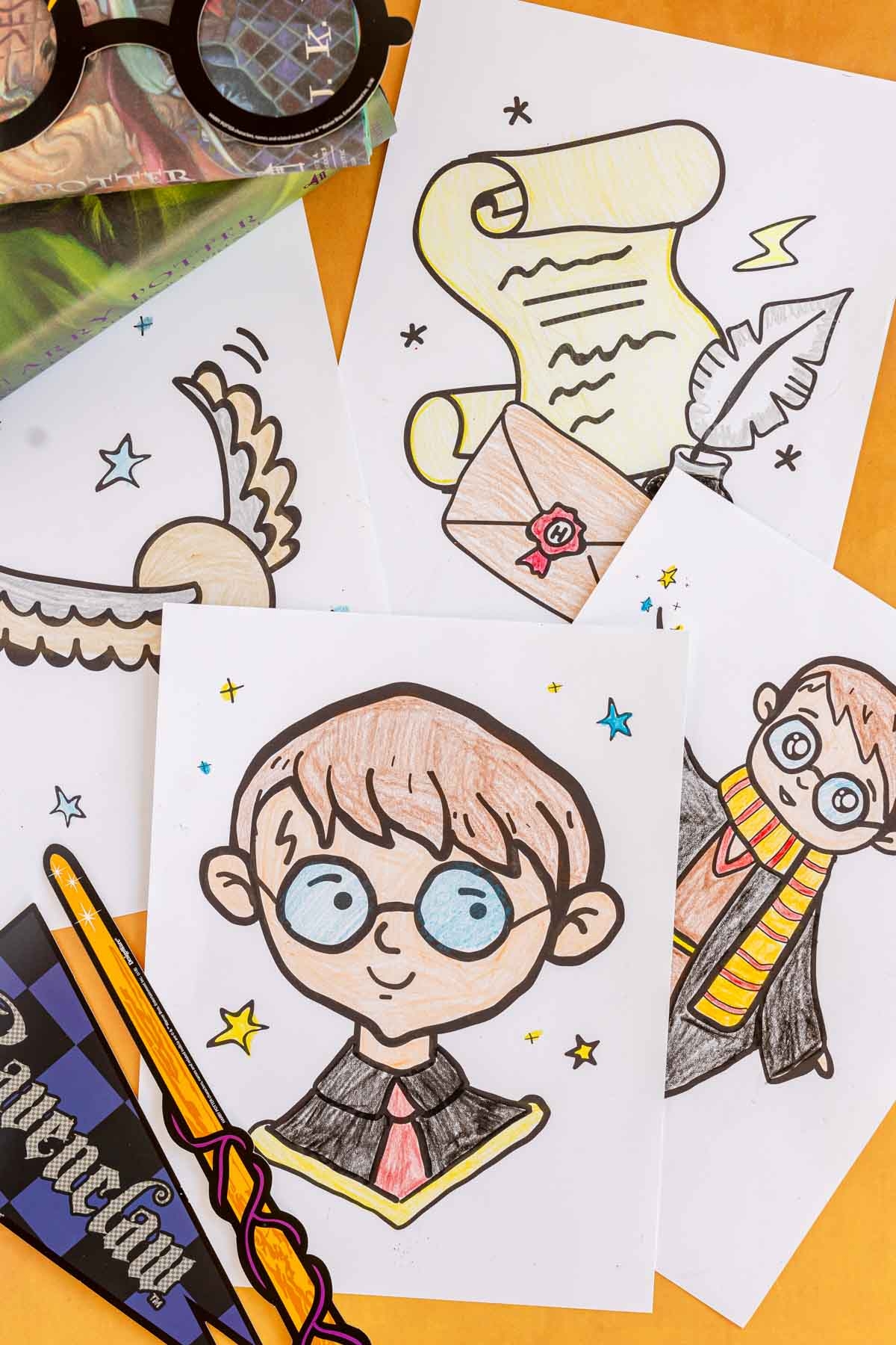 Harry Potter Coloring Pages Printable For Adults